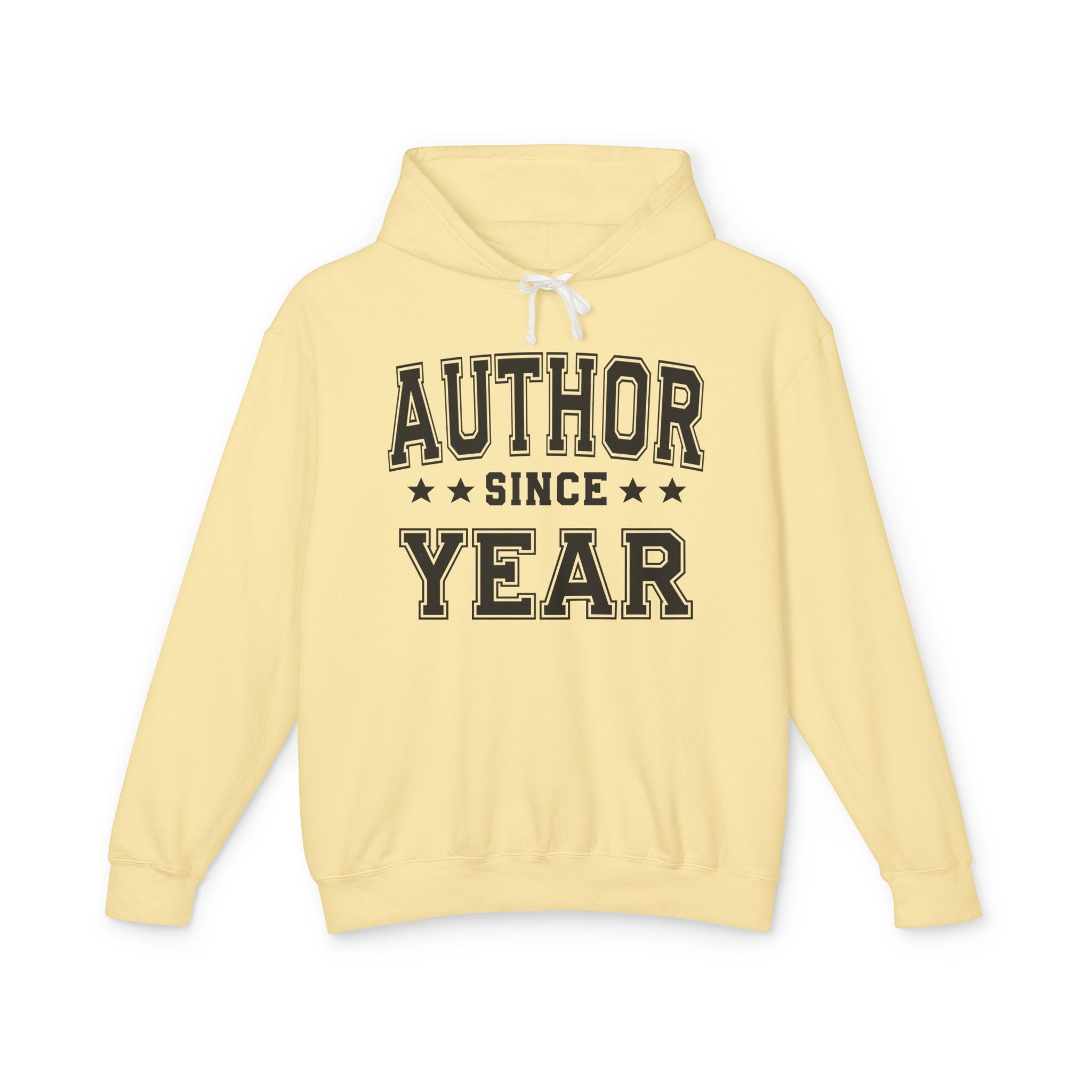 Author Since (Personalized Date) — Writer Author Milestone Hoodie