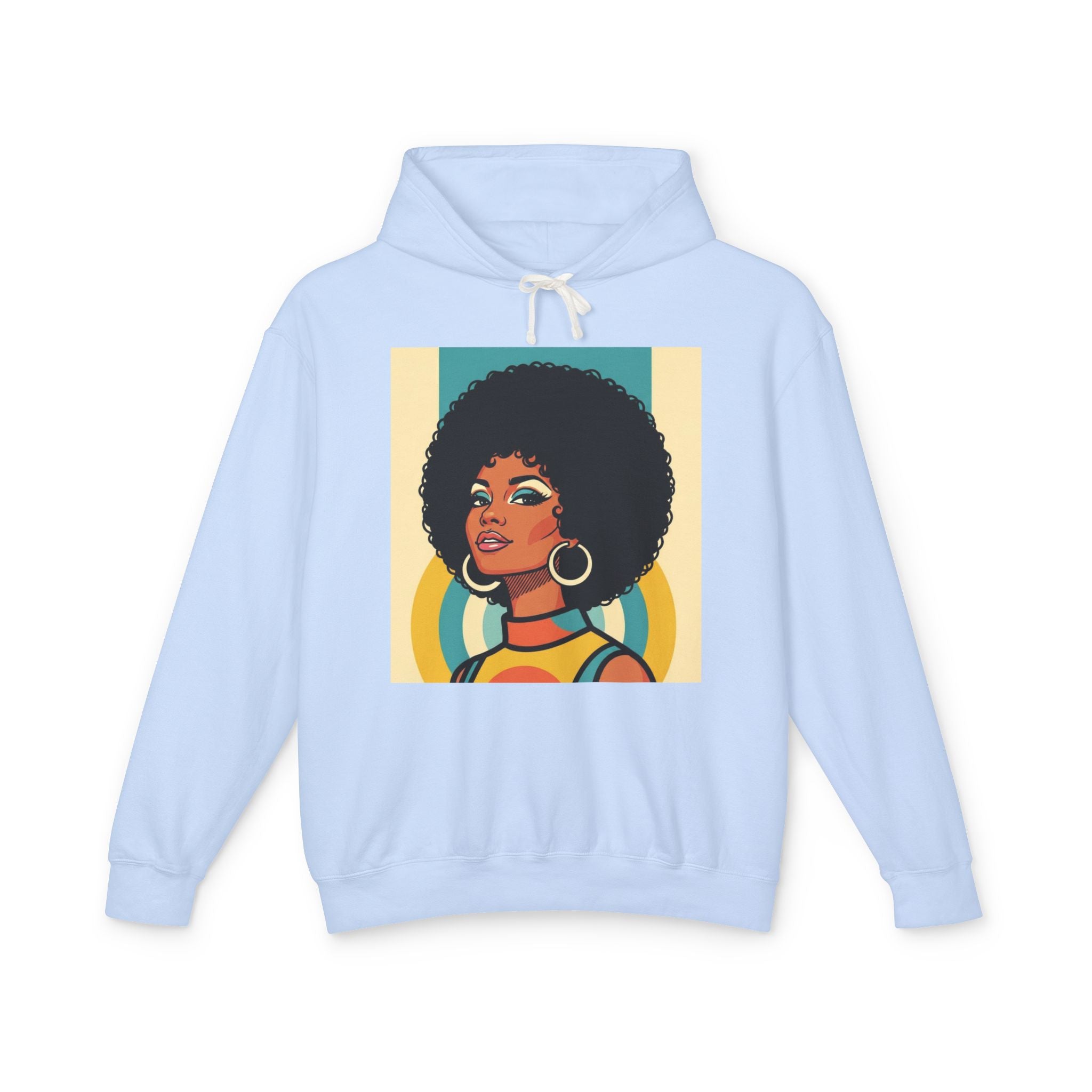 Beautiful Black Woman Portrait - African American Woman Pride Hoodie