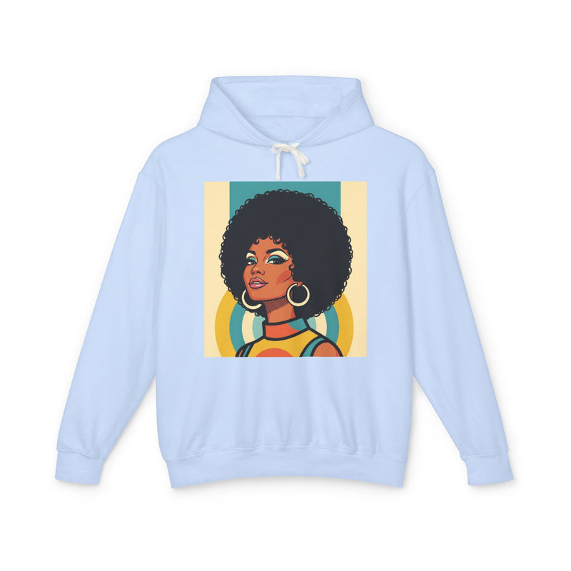 Beautiful Black Woman Portrait — African American Woman Pride Hoodie