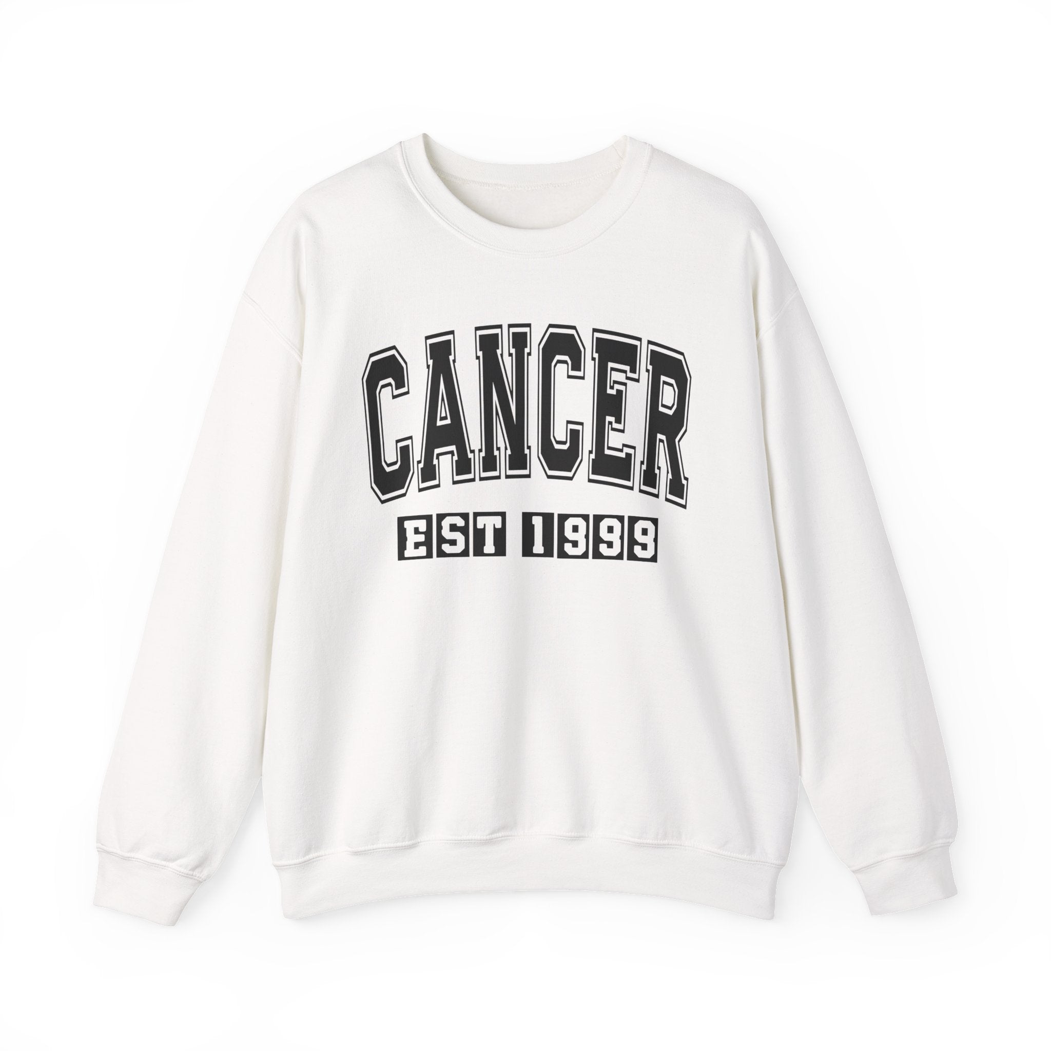 Cancer (EST YEAR) Personalization — Zodiac Graphic Sweatshirt