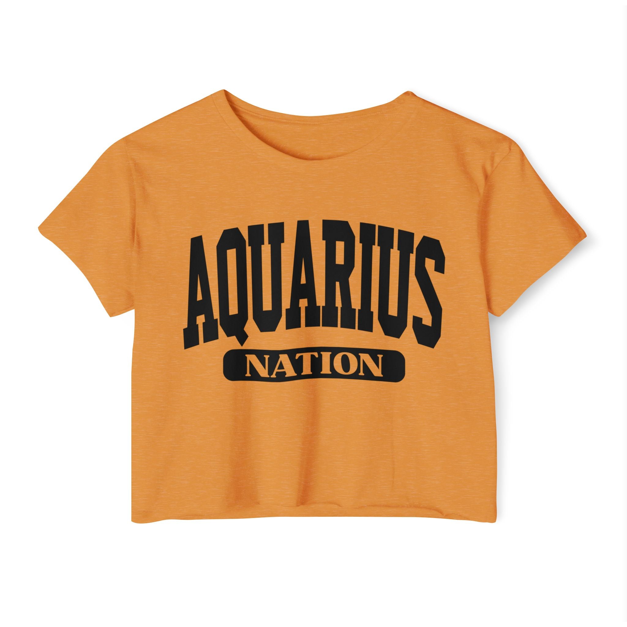 Aquarius Nation — Women’s Zodiac Festival Crop Top