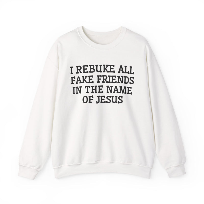 I Rebuke All Fake Friends In The Name of Jesus — Sweatshirt