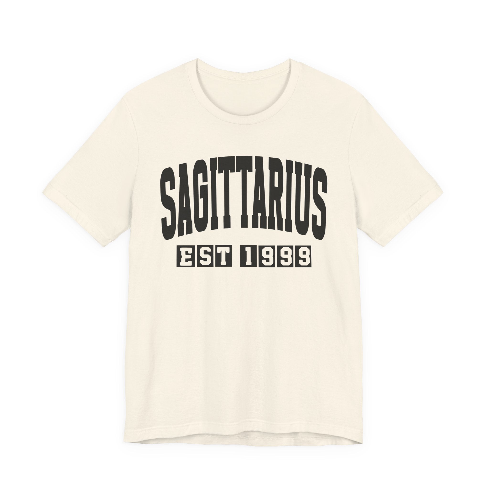 Sagittarius EST (YEAR) Personalization — Zodiac Birthday Tee Shirt