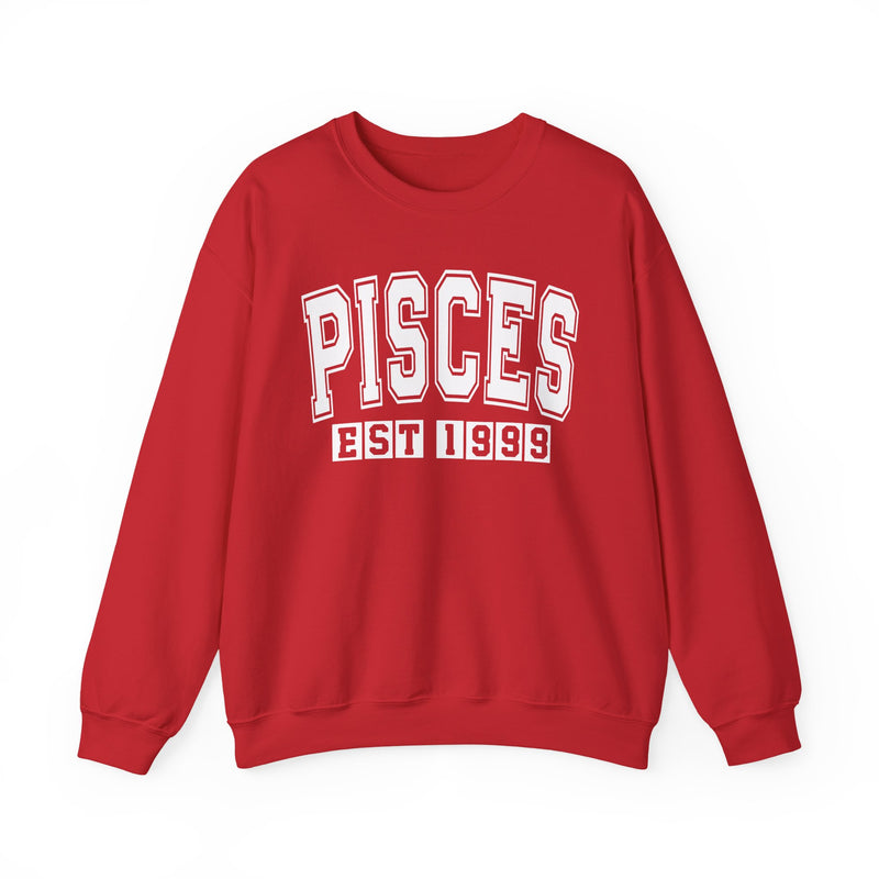 Pisces (EST YEAR) Personalization — Zodiac Graphic Sweatshirt