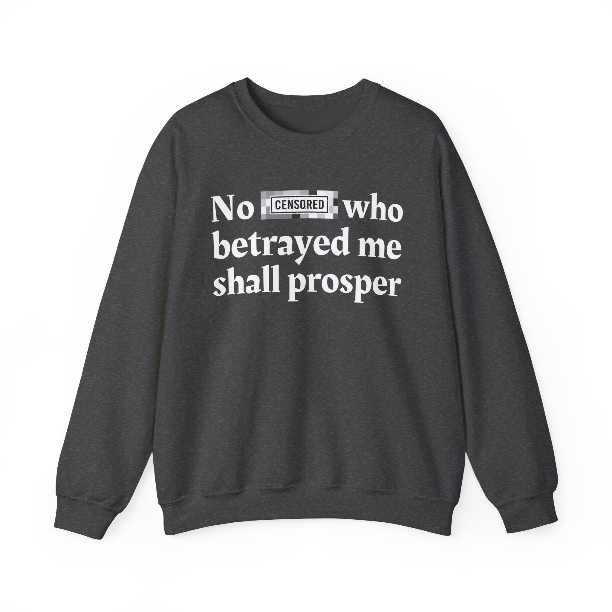 No Bitch Who Betrayed Me Shall Prosper — Bold Christian Statement Sweatshirt