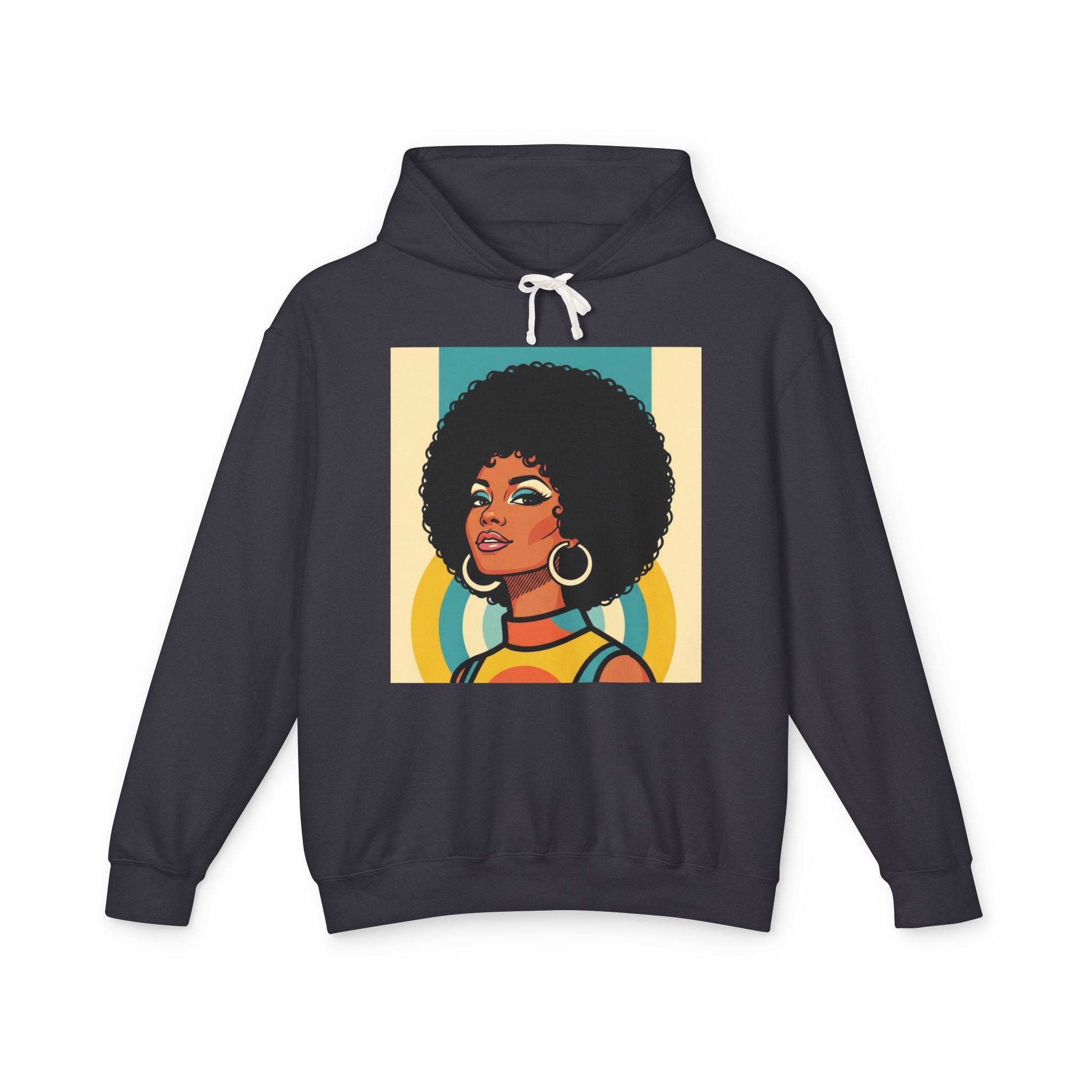Beautiful Black Woman Portrait - African American Woman Pride Hoodie