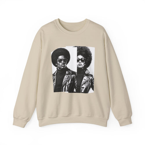 70s Portrait Of Black Couple - African American Pride Sweatshirt