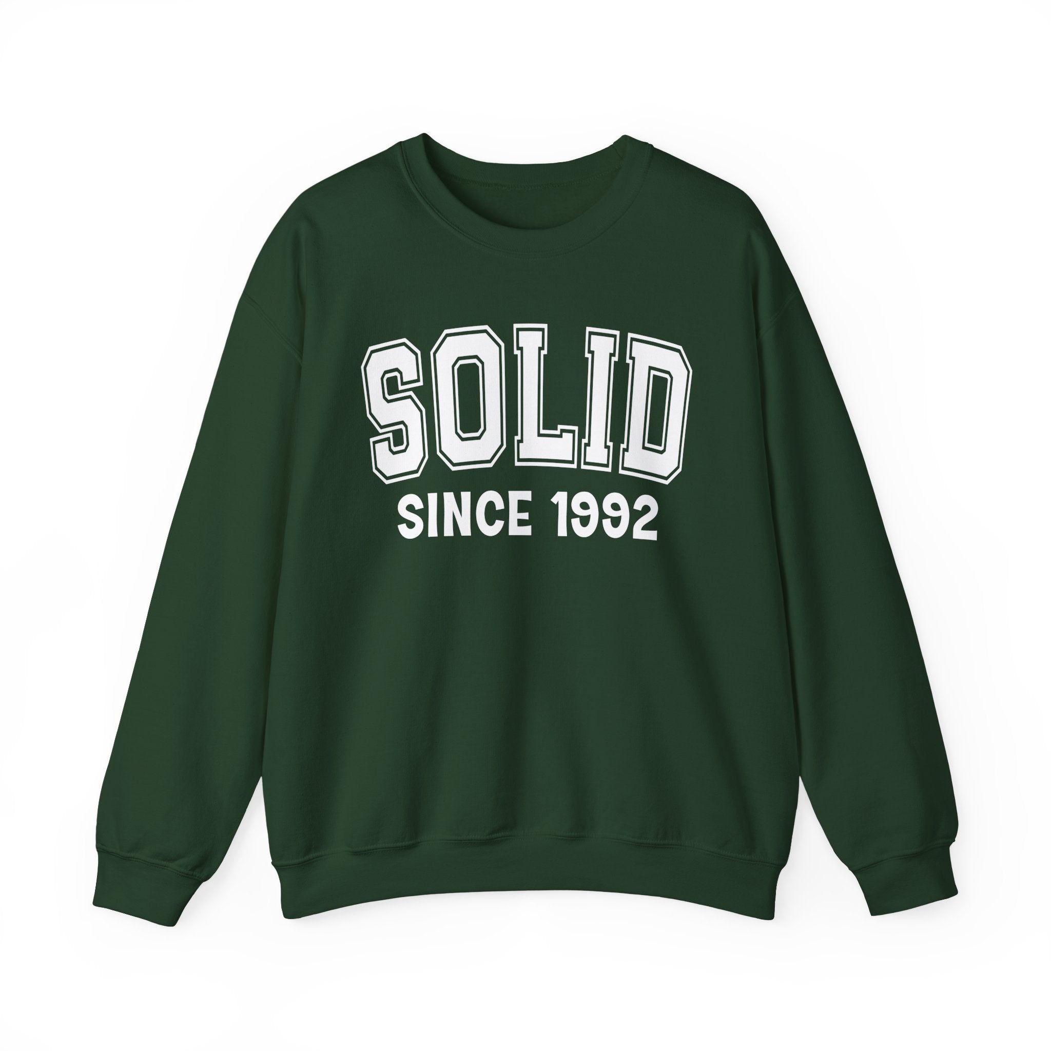Solid Personalization Sweatshirt - Add Your Special "Since Date"