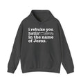 I rebuke you Hatin' Bitches in the name of Jesus - Sarcastic Christian Hoodie