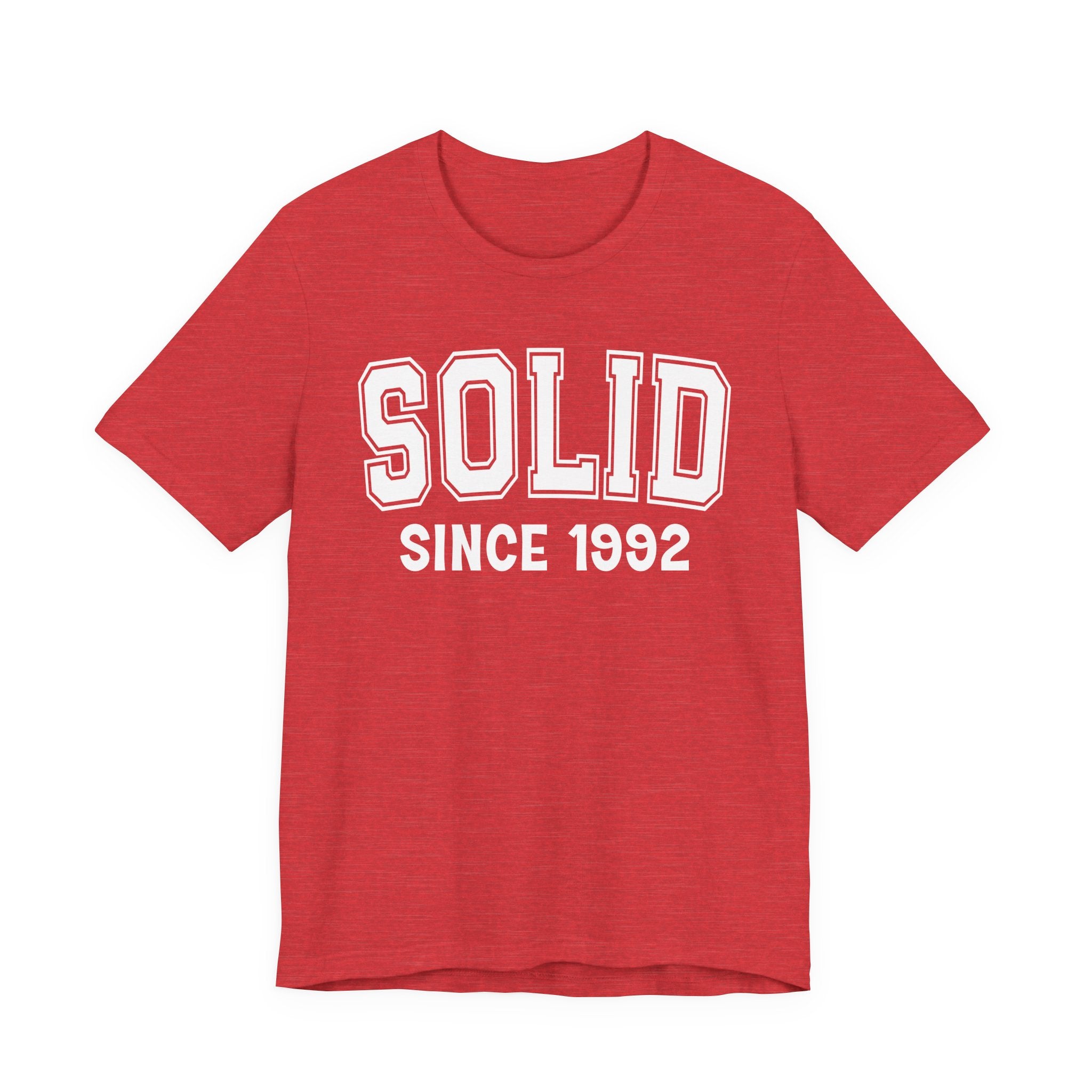 Solid Personalization T-Shirt - Add Your Special "Since Date"