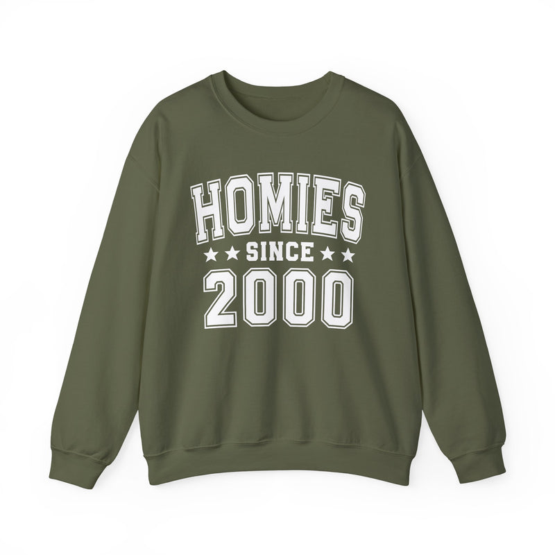 Homies Since (Personalized Date) —  Friendship Milestone Sweatshirt