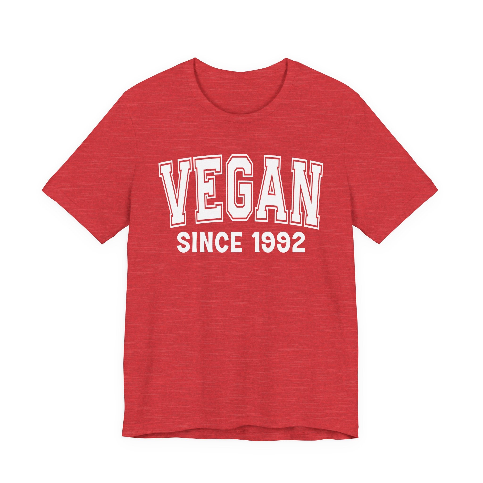 Vegan Personalization T-Shirt - Add Your Special "Since Date"