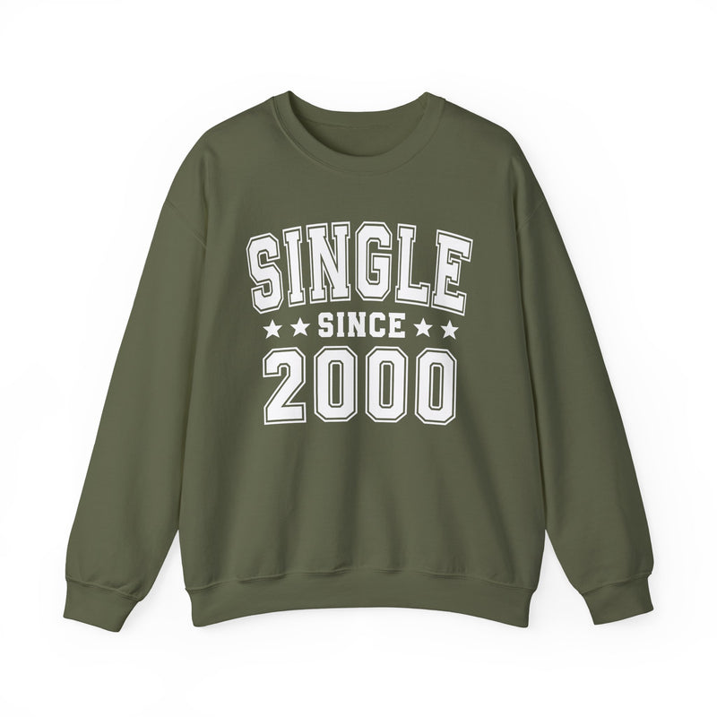 Single Since (Personalized Date) —  Relationship Milestone Sweatshirt