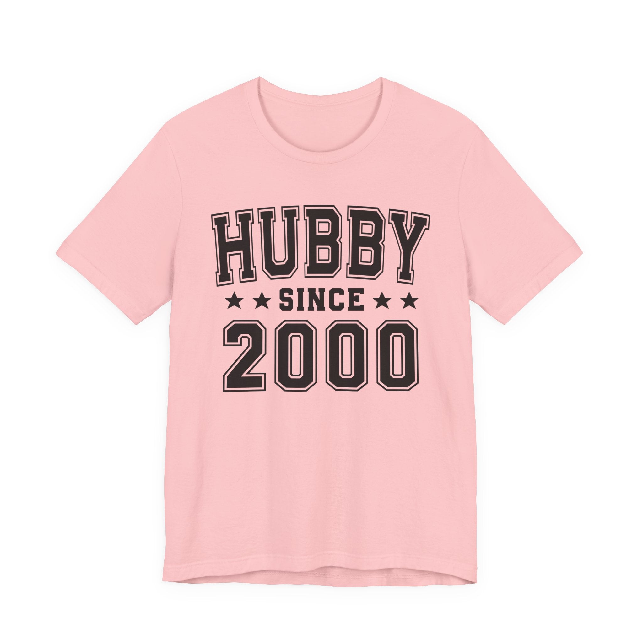 Hubby Since (Personalized Date) —  Husband/Married Couple T-shirt, Wedding & Anniversary Gift