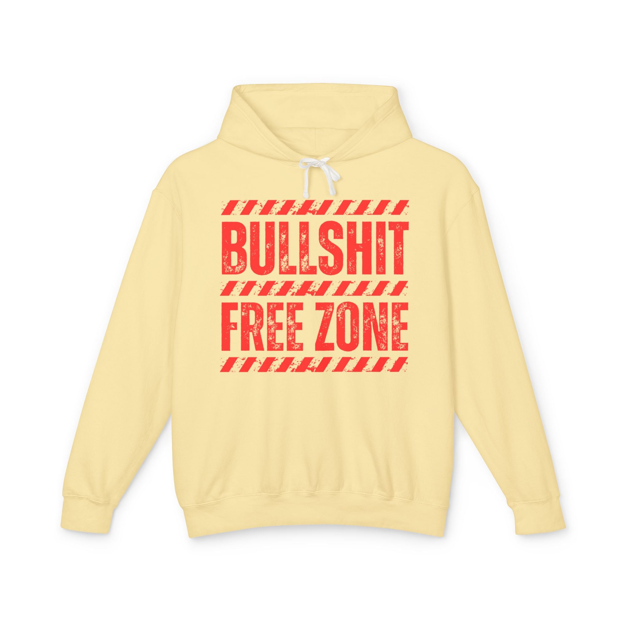 Bullshit Free Zone’ Hoodie — Funny Boundaries Hoodie