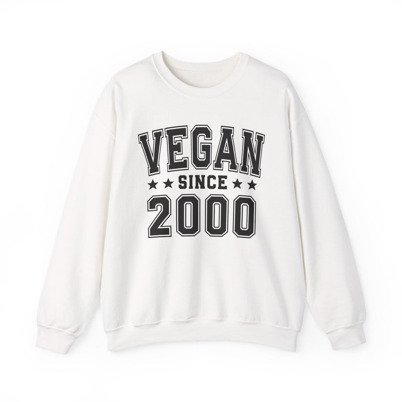 Vegan Since (Personalized Date) — Healthy Eating Milestone Sweatshirt