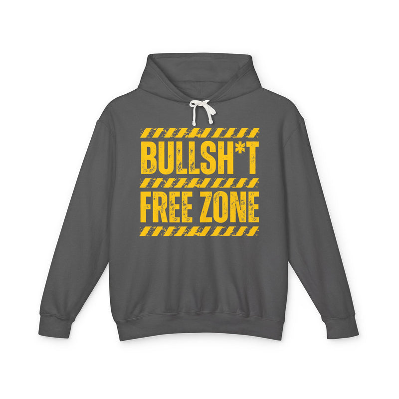 Bullshit Free Zone Hoodie — Funny Boundaries Hoodie
