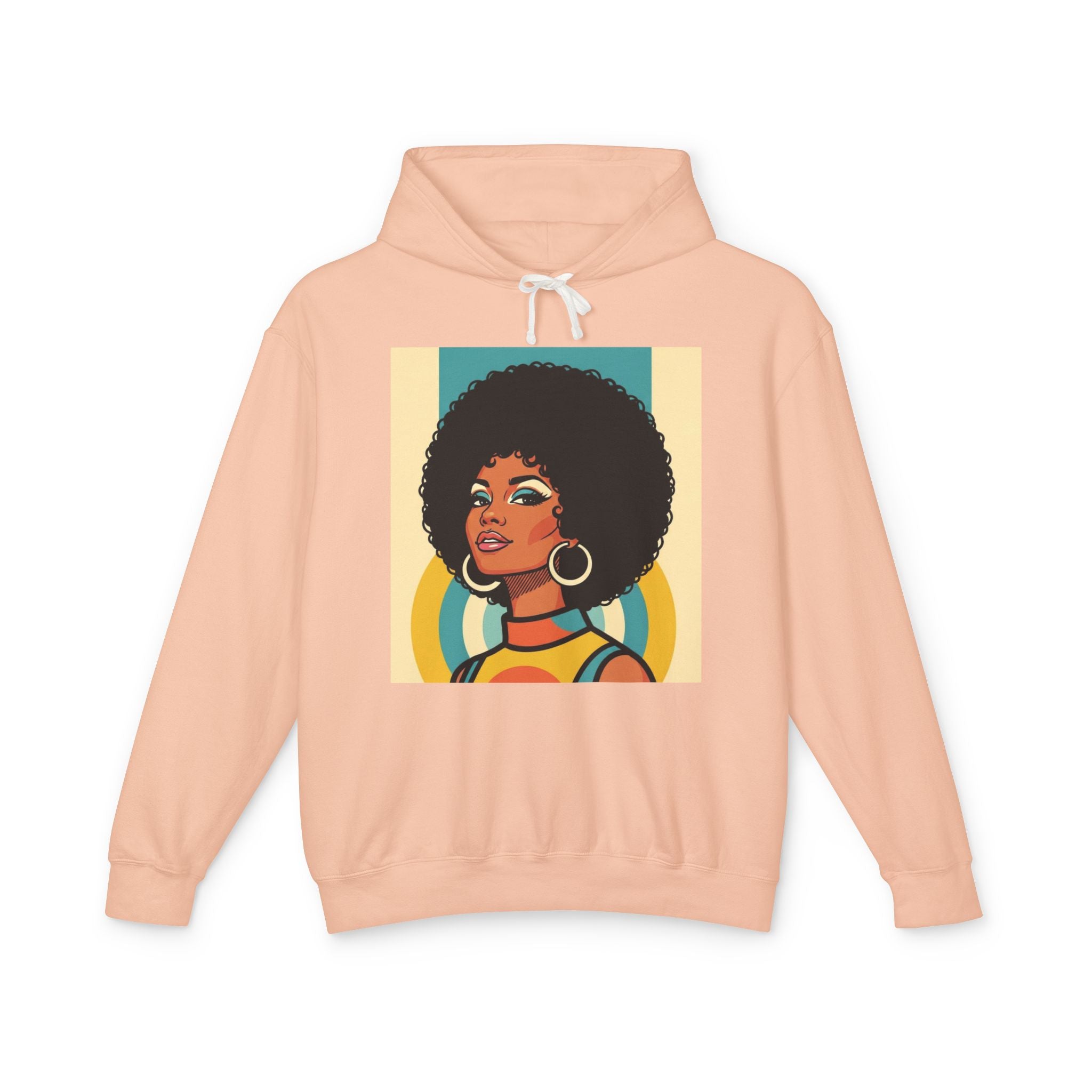 Beautiful Black Woman Portrait - African American Woman Pride Hoodie