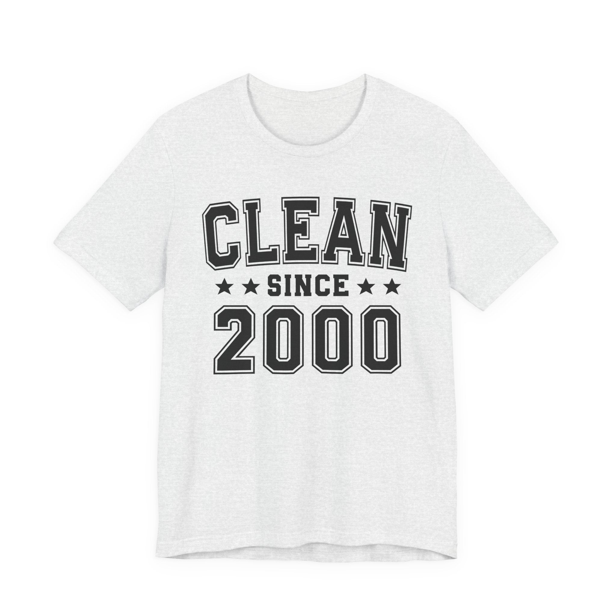 Clean Since (Personalized Date) —  Bride/Married T-shirt, Wedding & Anniversary Gift