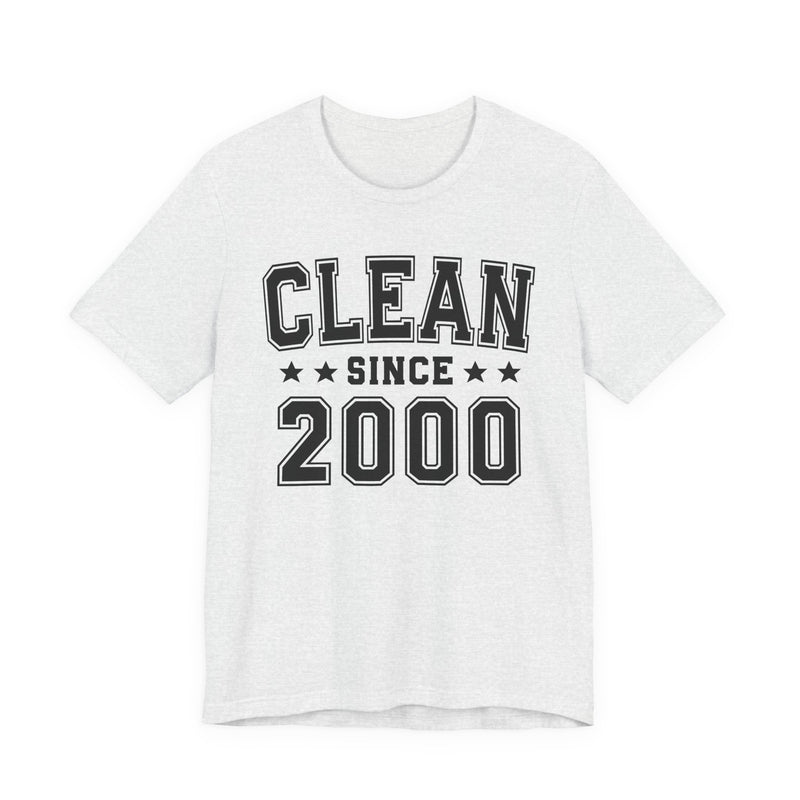 Clean Since (Personalized Date) —  Bride/Married T-shirt, Wedding & Anniversary Gift