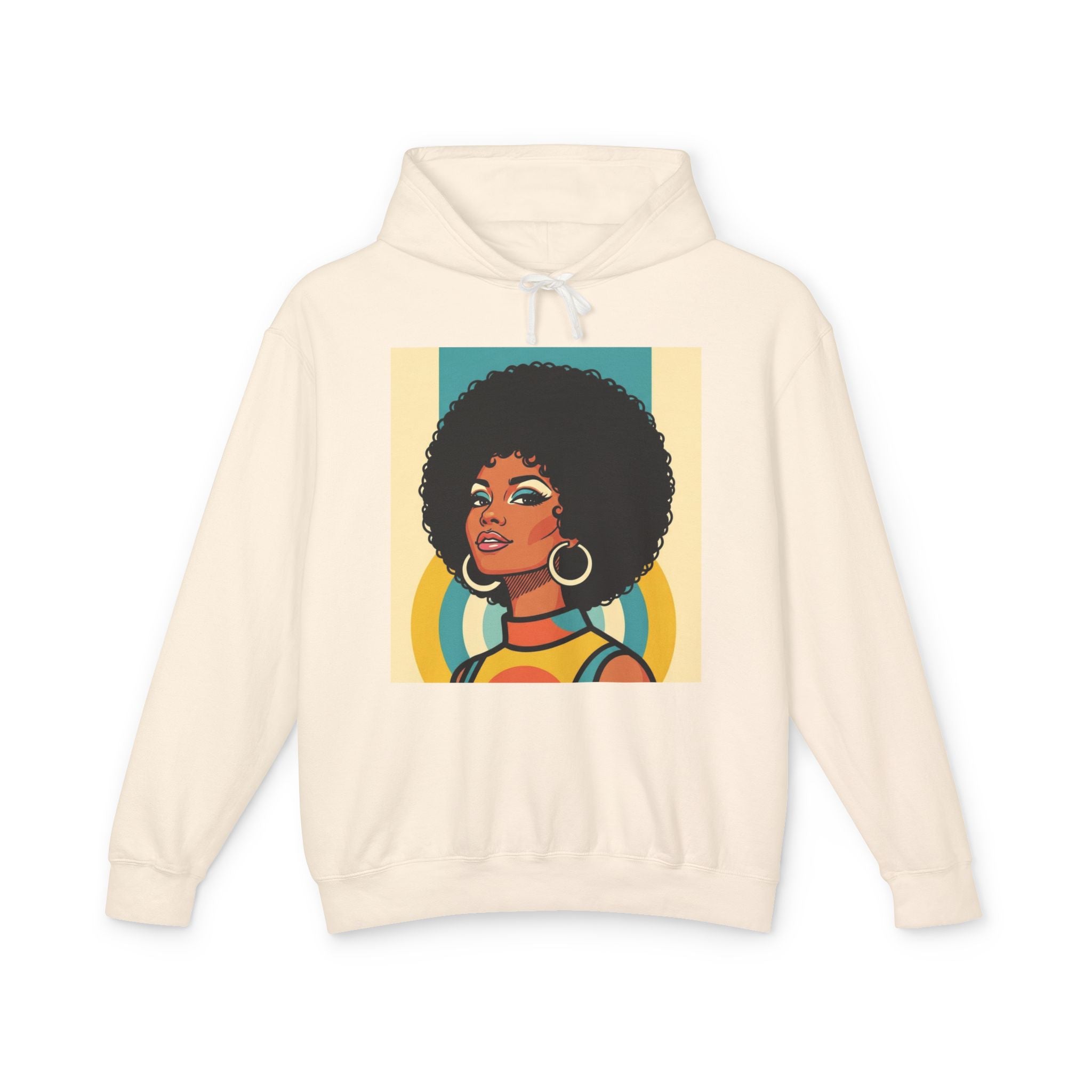 Beautiful Black Woman Portrait - African American Woman Pride Hoodie