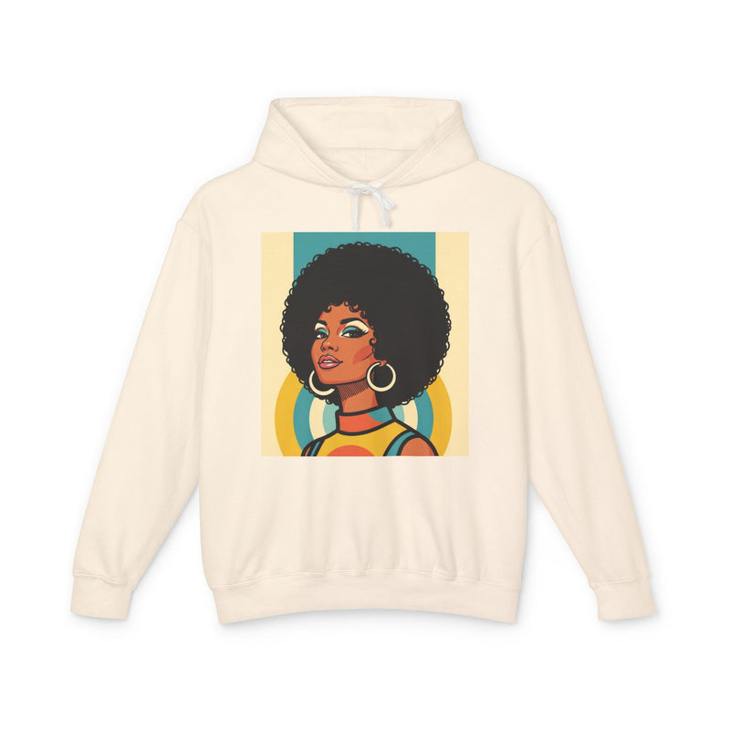 Beautiful Black Woman Portrait — African American Woman Pride Hoodie