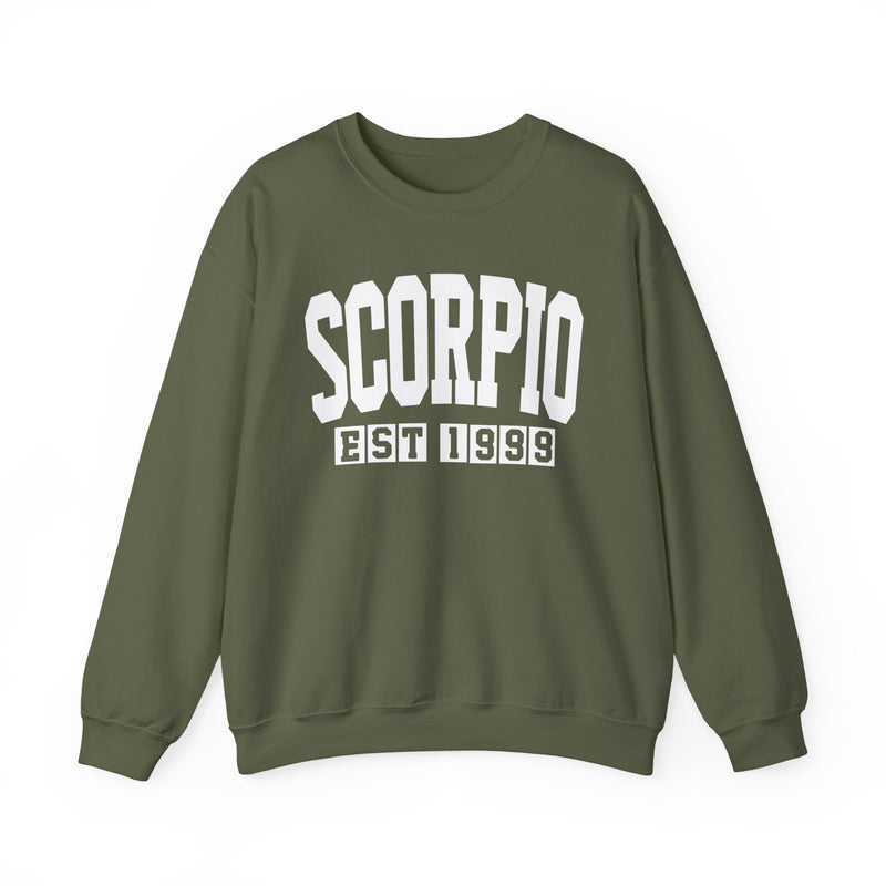 Scorpio (EST YEAR) Personalization — Zodiac Graphic Sweatshirt