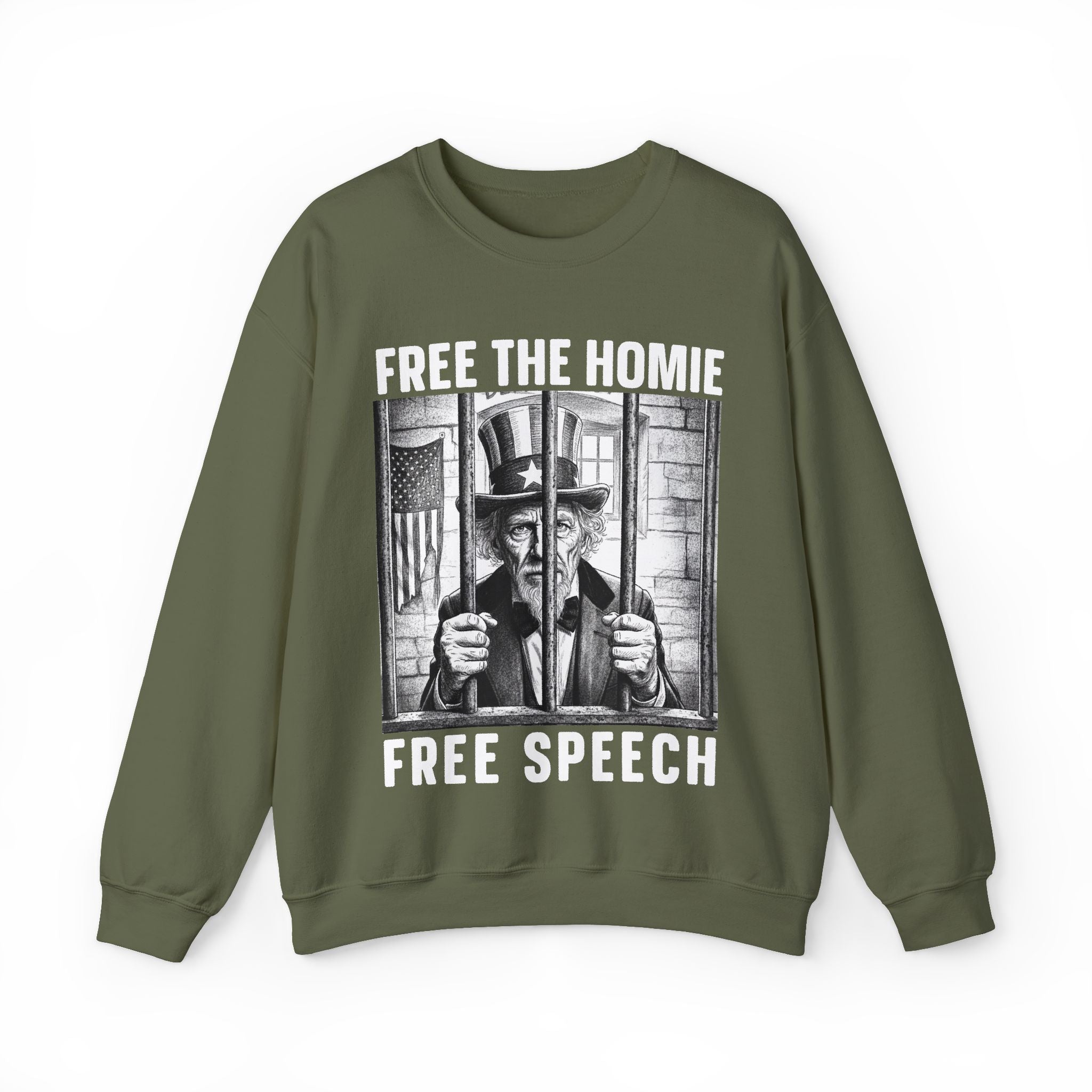 Free The Homie Free Speech — Sweatshirt