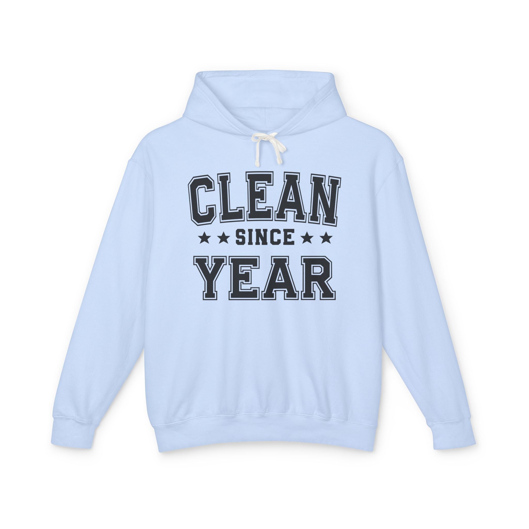 Clean Since (Personalized Date) — Abstinence Milestone Hoodie