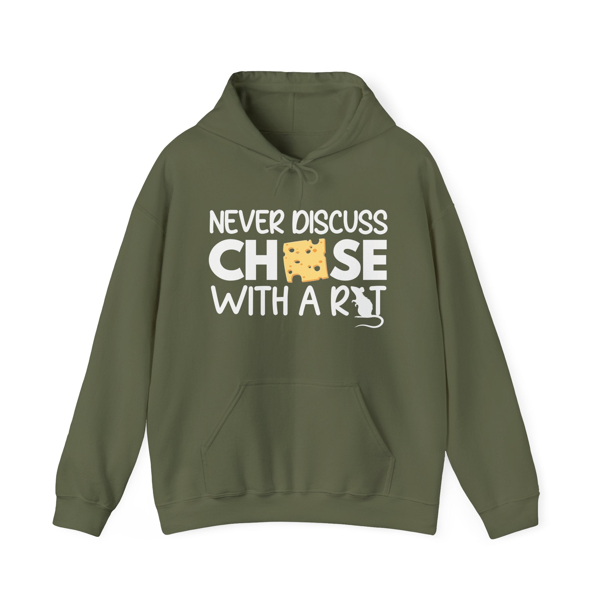 Never Discuss Cheese with a Rat Hoodie