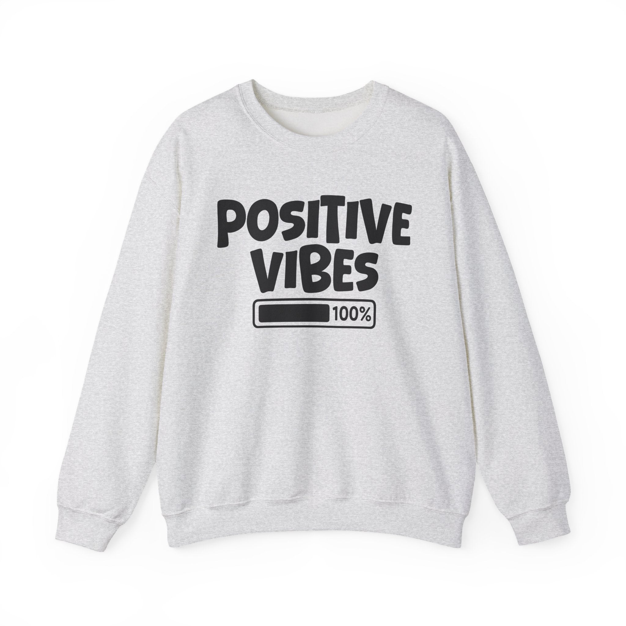 Positive Vibes - Crewneck Sweatshirt — Political Activism Fist Graphic