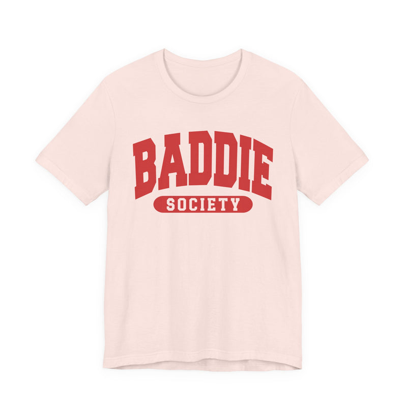 Baddie Society — Retro Collegiate T-Shirt