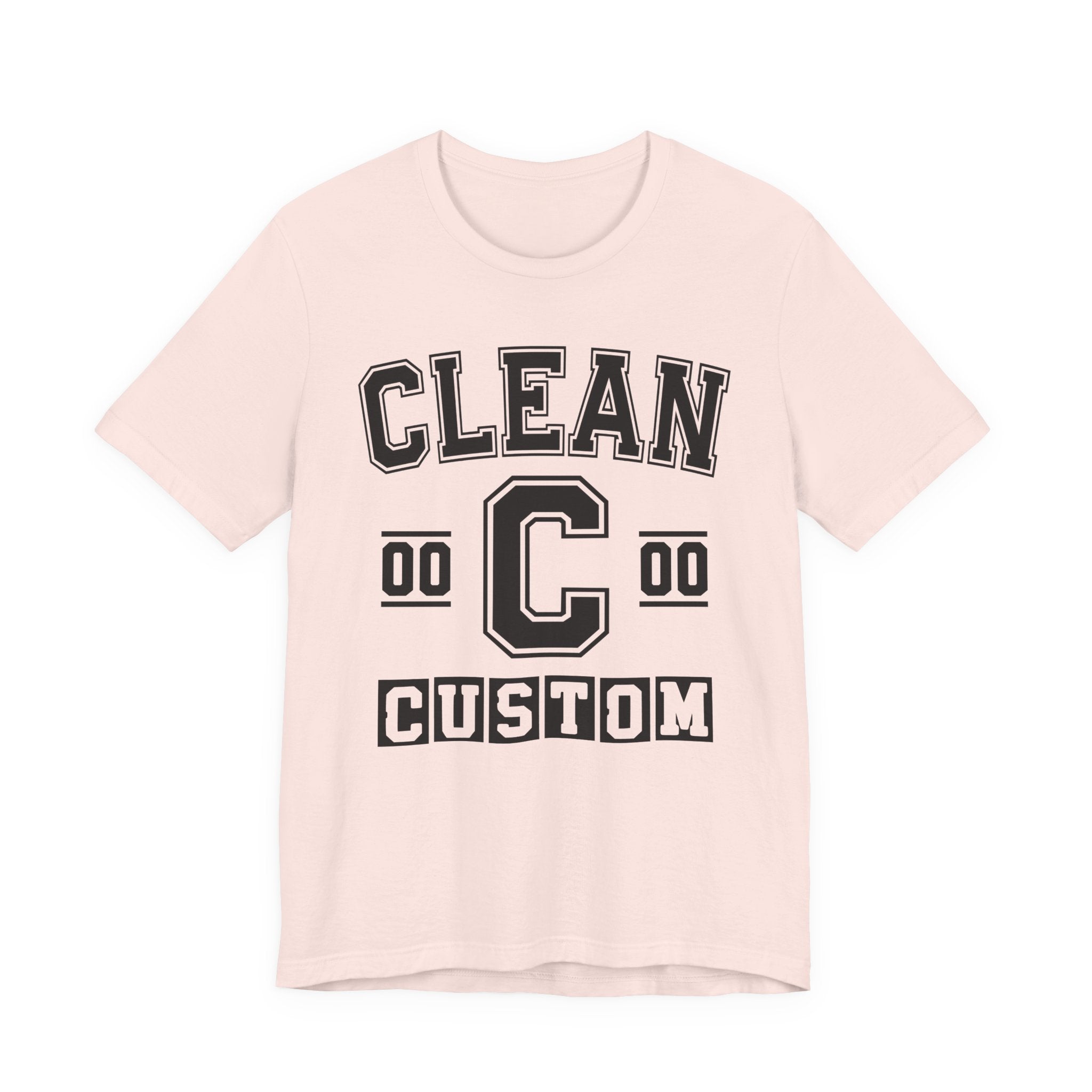 Custom Clean Varsity Tee Shirt — Customize Birthday Day/Month/Year - Customize Season/nation/Society