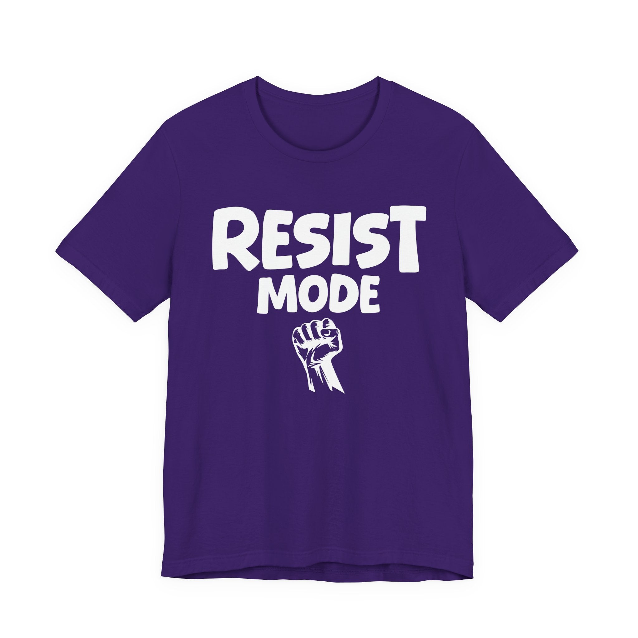 Resist Mode T-Shirt – Bold Protest Graphic Tee with Raised Fist