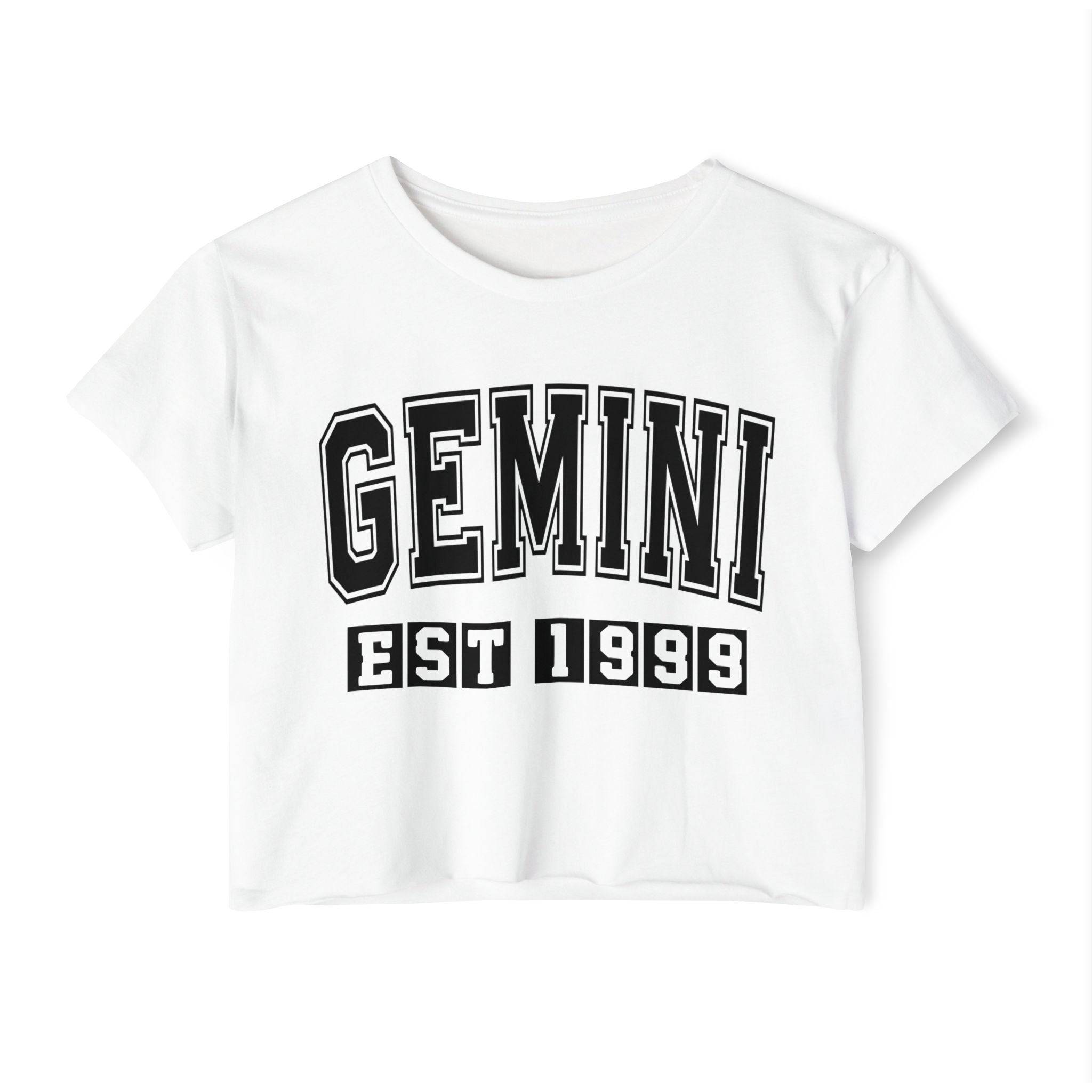 Gemini EST (YEAR) Personalization -  Crop Top