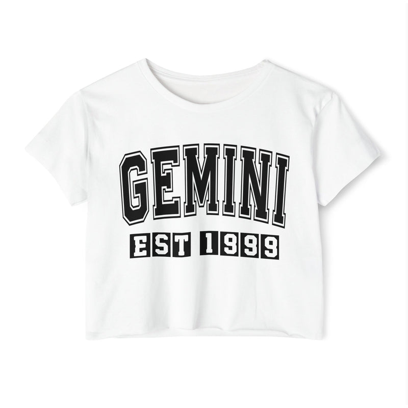 Gemini EST (YEAR) Personalization —  Crop Top