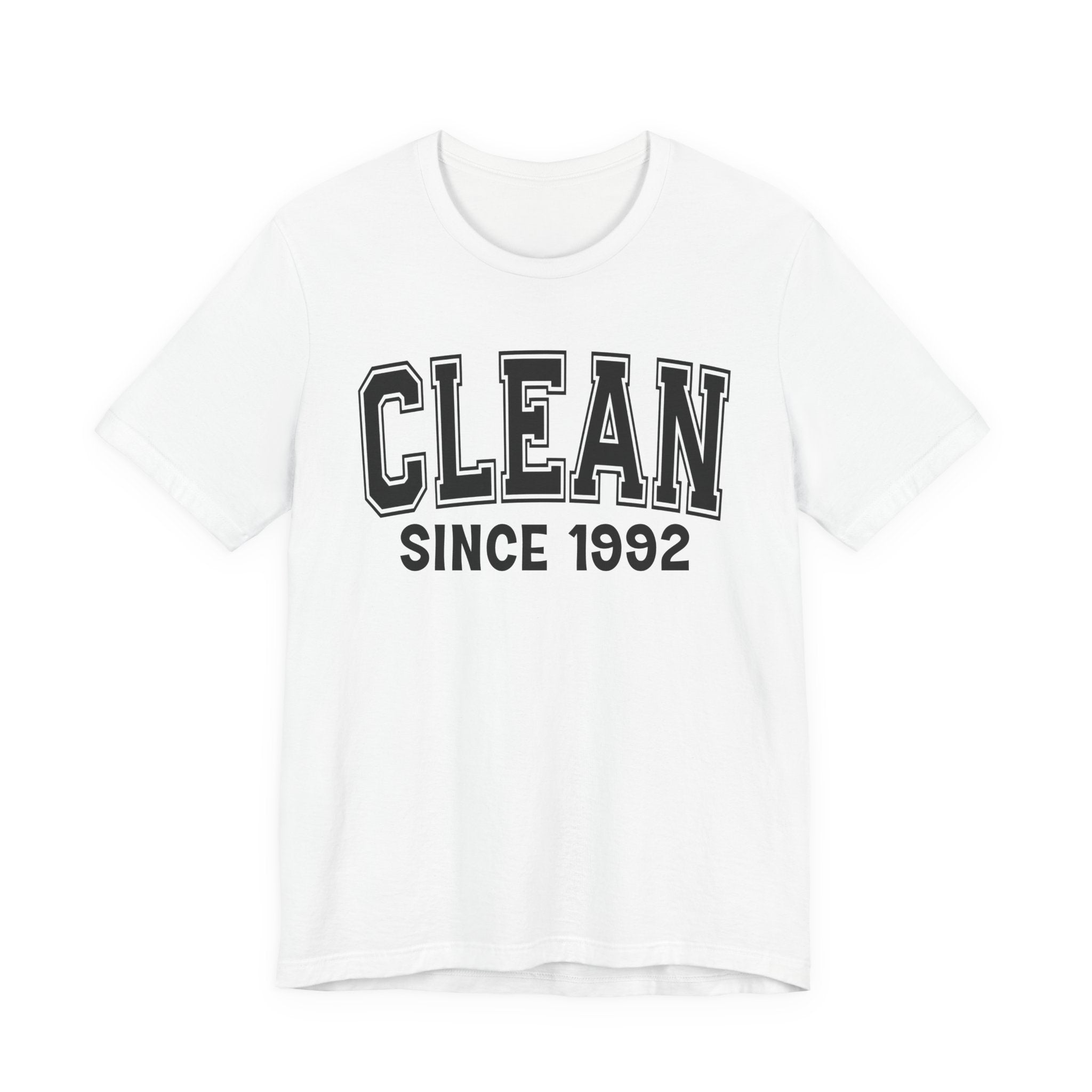 Clean Personalization T-Shirt - Add Your Special "Since Date"