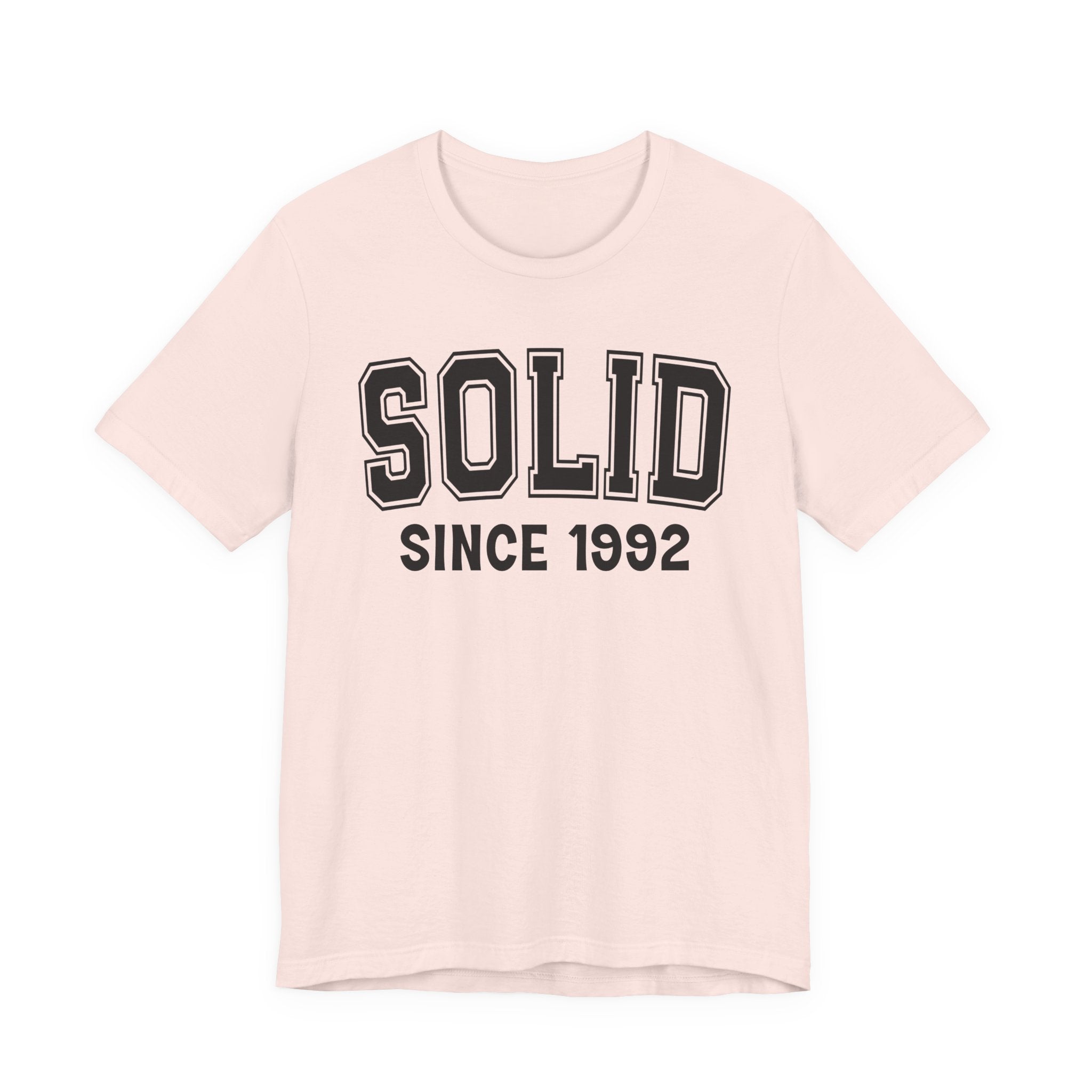 Solid Personalization T-Shirt - Add Your Special "Since Date"