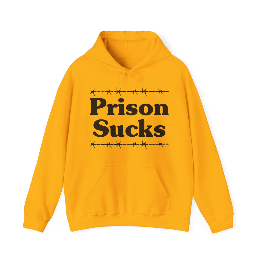 Prison Sucks - Humorous Statement Hoodie