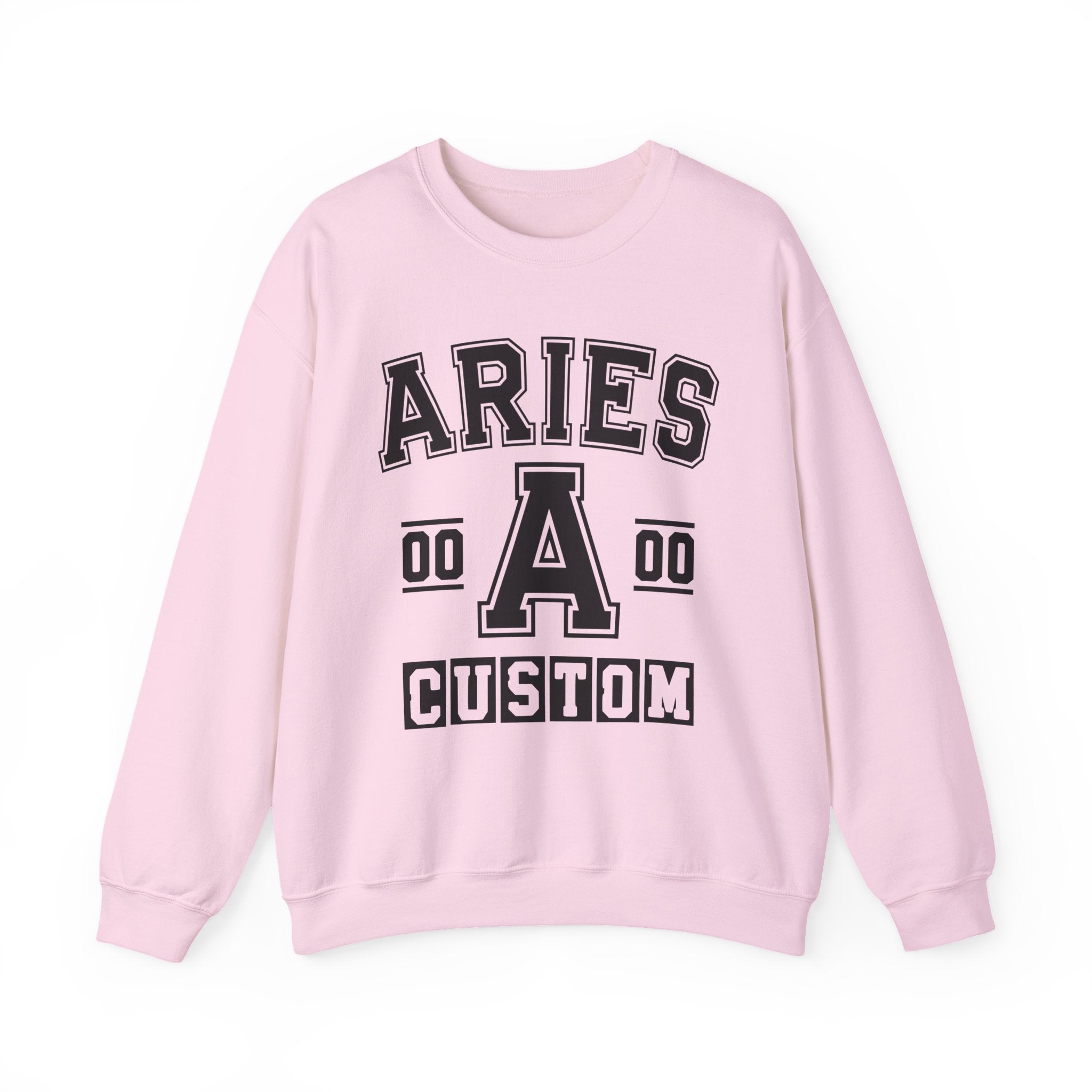 Custom Aries Varsity Sweatshirt - Customize Birthday Day/Month/Year - Customize Gemini Season/Nation