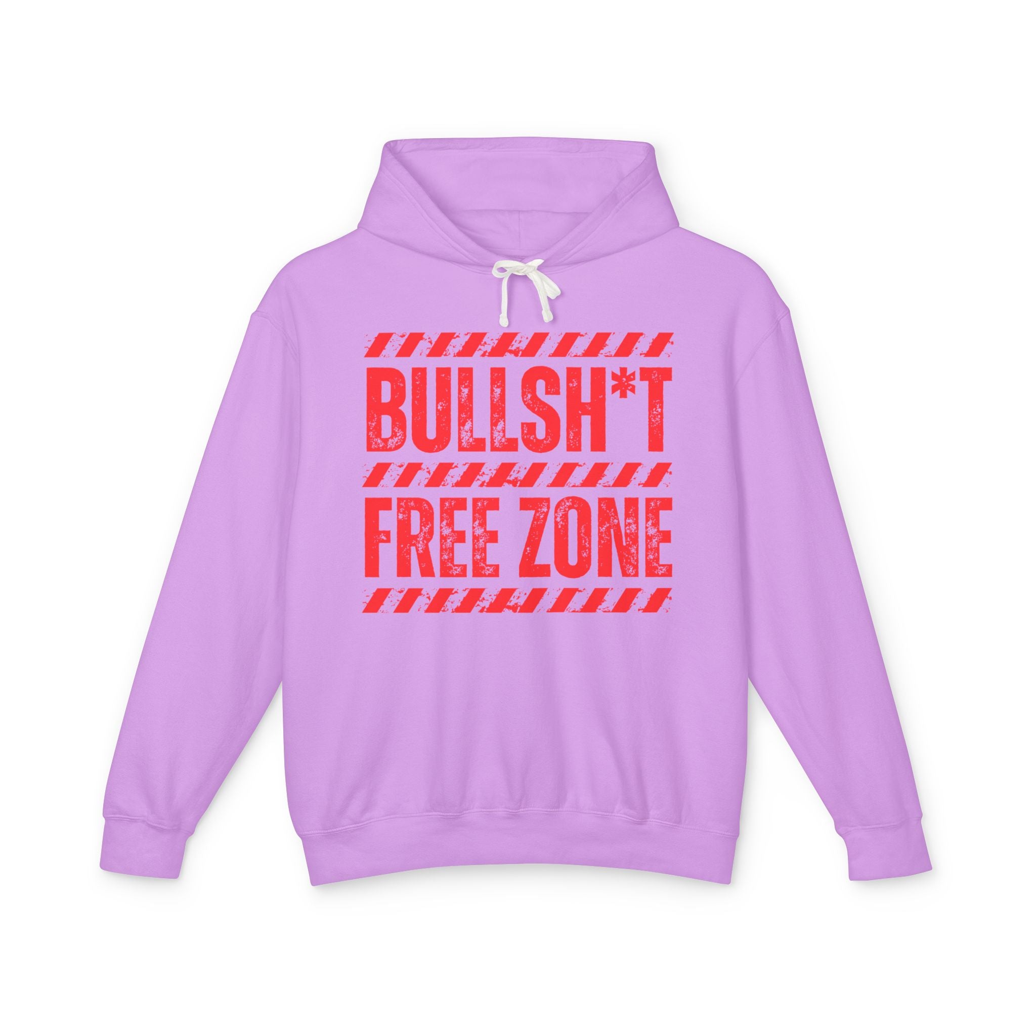 Bullshit Free Zone Hoodie — Funny Boundaries Hoodie