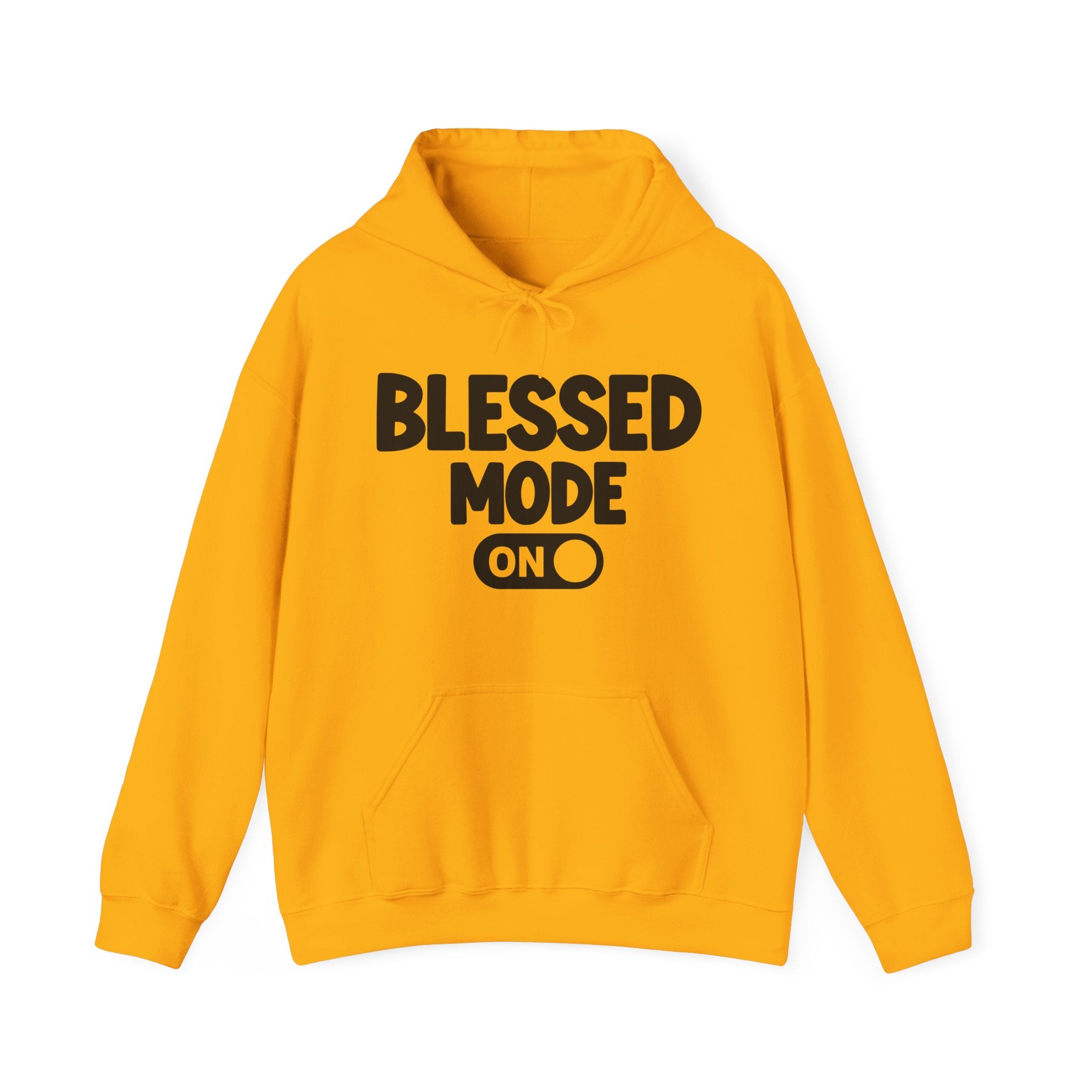 Blessed Mode On — Motivational Positive Graphic Hoodie