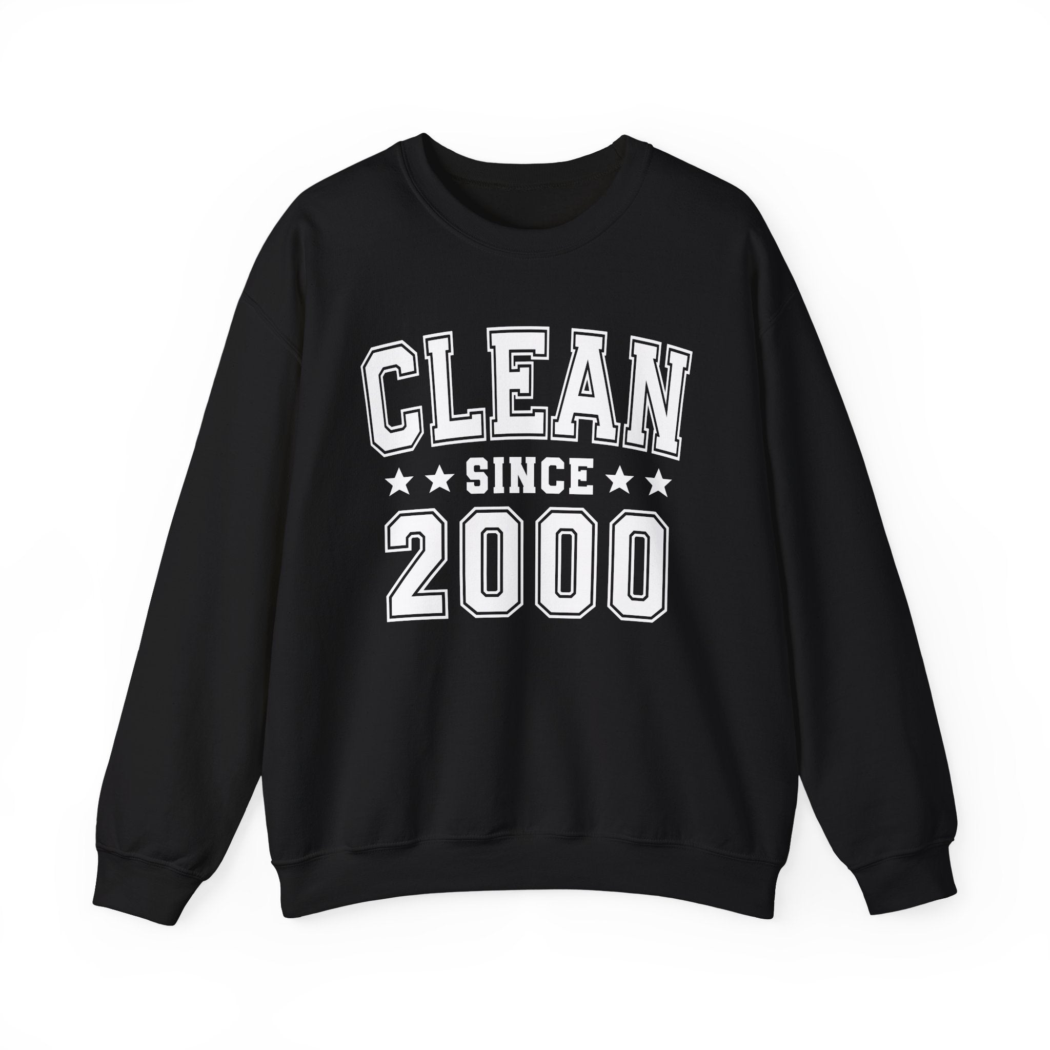 Clean Since (Personalized Date) —  Bride/Married Sweatshirt, Wedding & Anniversary Gift