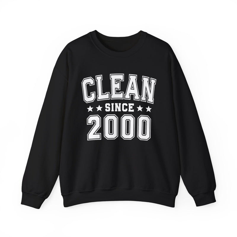 Clean Since (Personalized Date) —  Bride/Married Sweatshirt, Wedding & Anniversary Gift