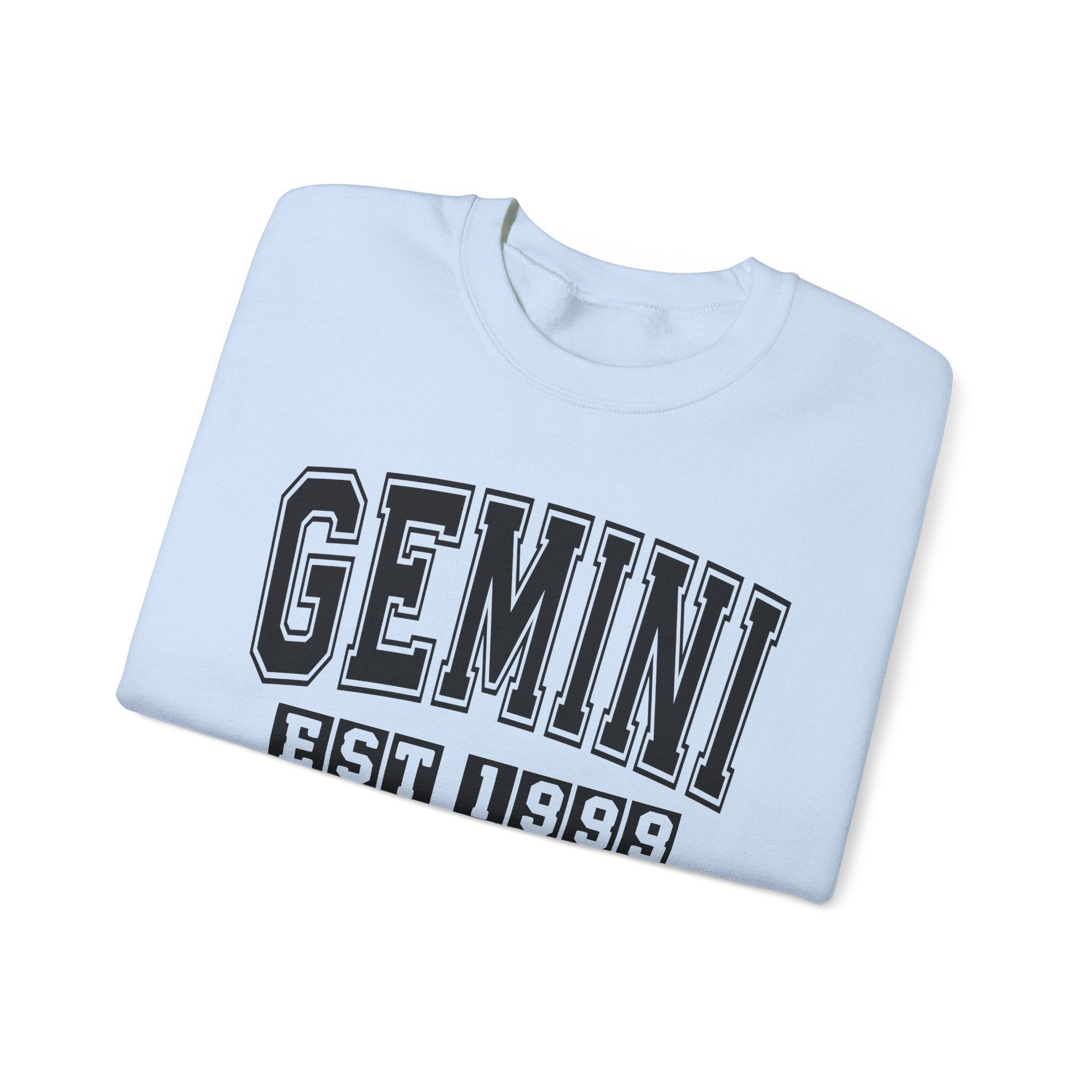 Gemini (EST YEAR) Personalization — Zodiac Graphic Sweatshirt