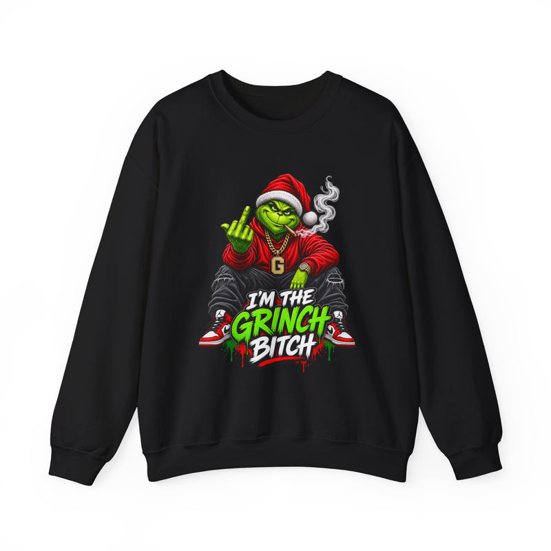 I'm The Grinch Bitch — Fuck Christmas Holiday Protest Sweatshirt