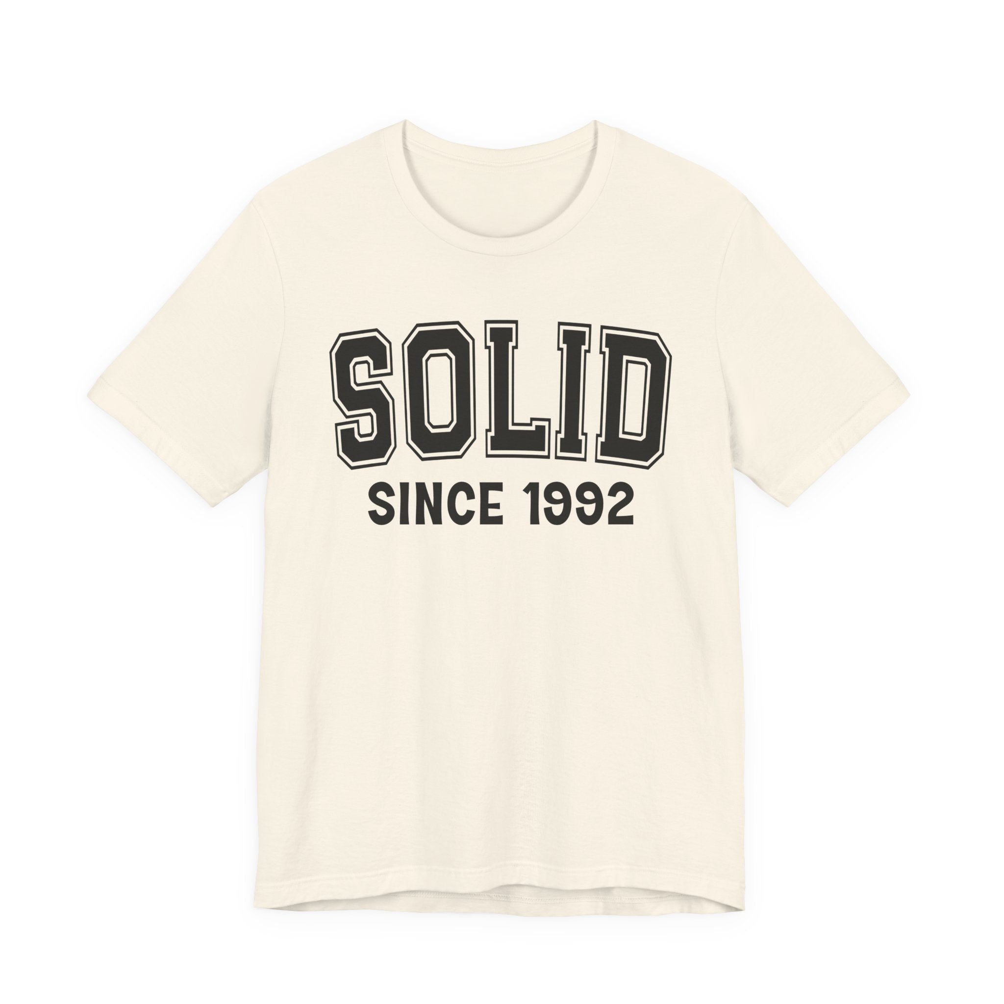 Solid Personalization T-Shirt - Add Your Special "Since Date"