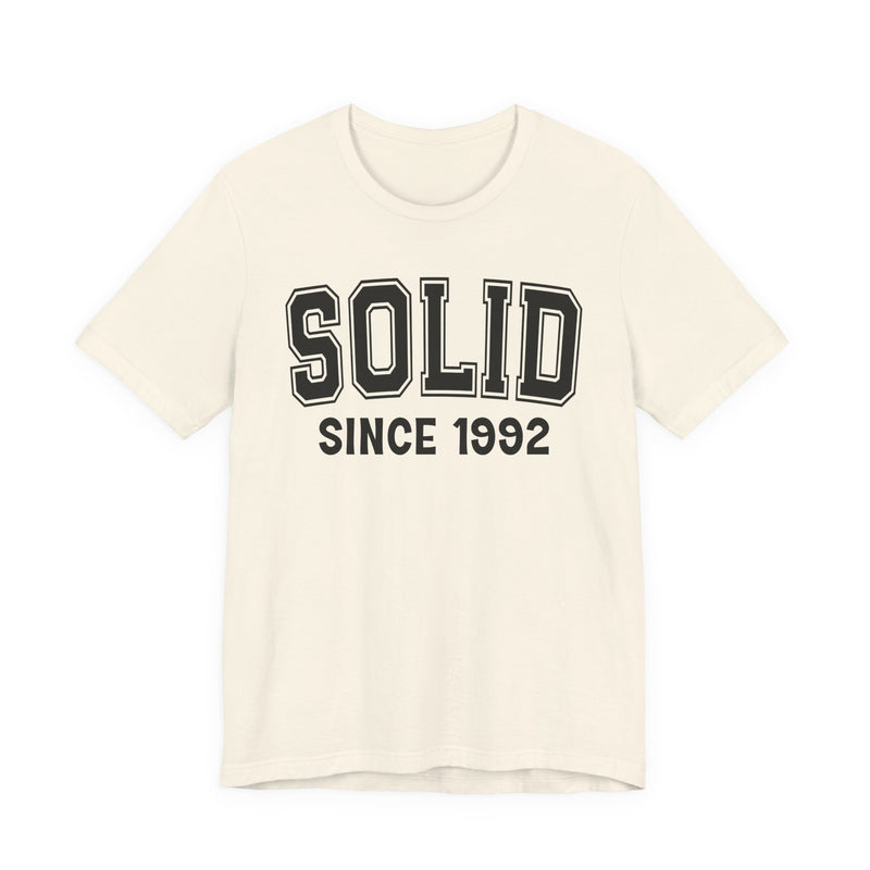 Solid Personalization T-Shirt — Add Your Special "Since Date"