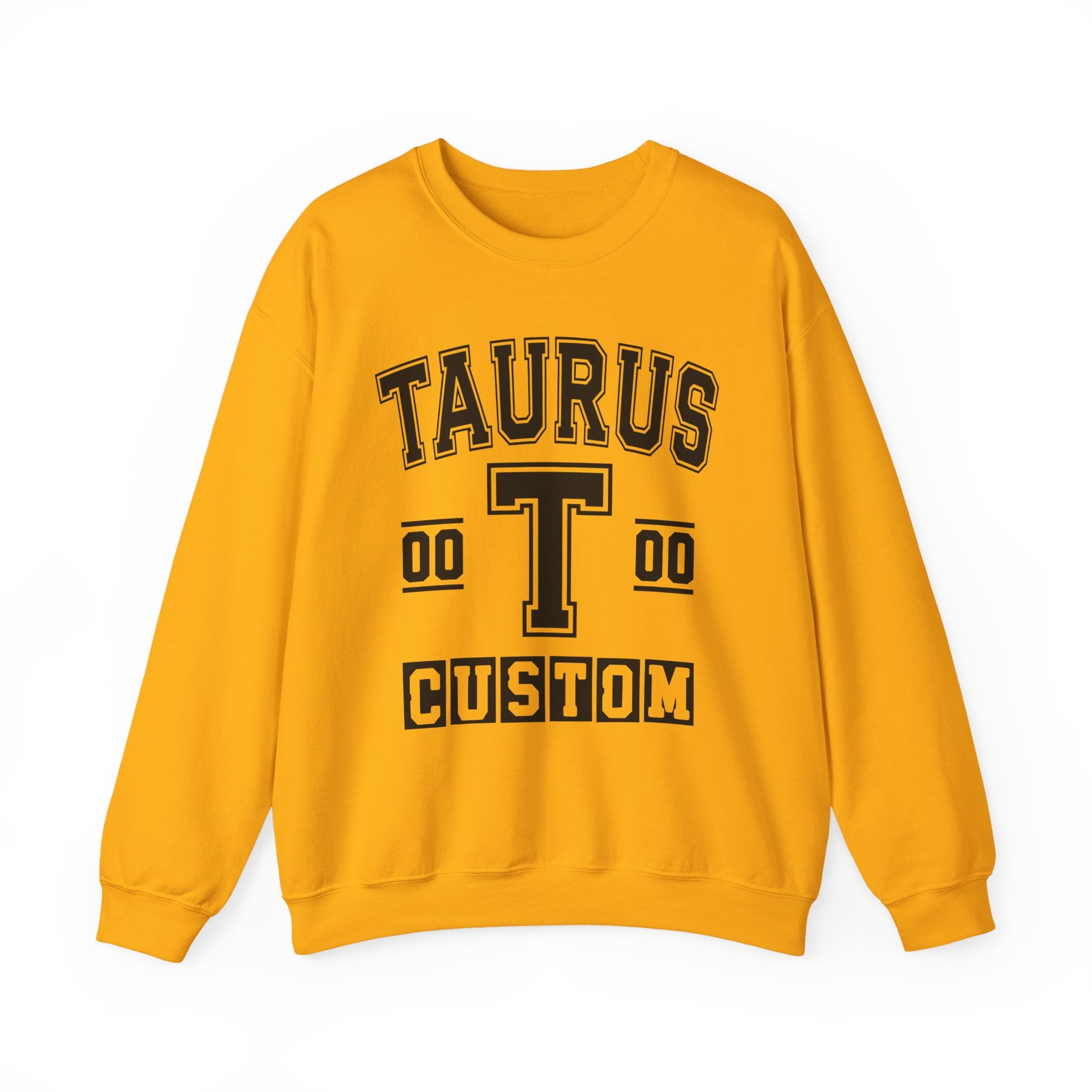 Custom Taurus Varsity Sweatshirt - Customize Birthday Day/Month/Year - Customize Gemini Season/Nation