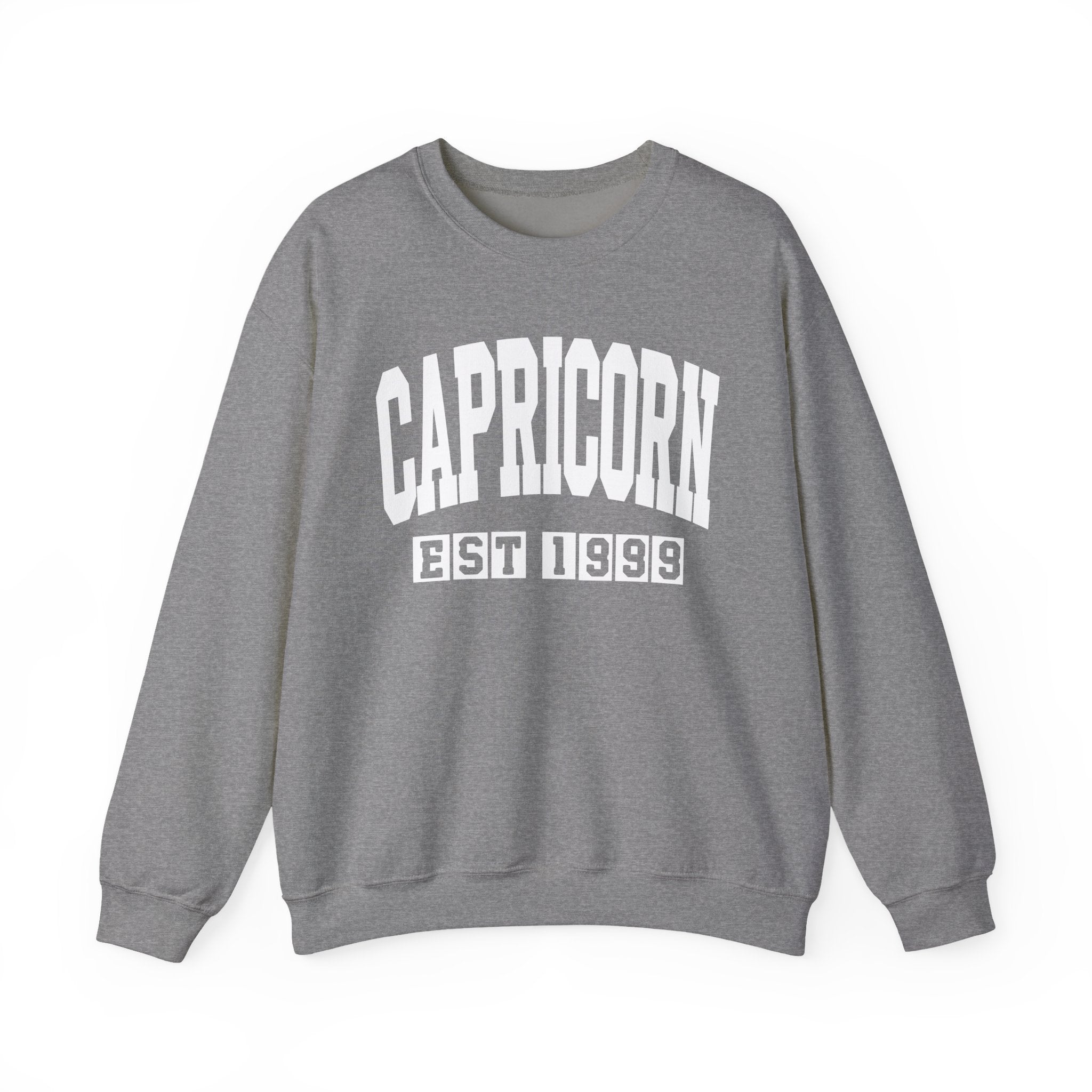 Capricorn (EST YEAR) Personalization — Zodiac Graphic Sweatshirt
